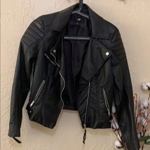 Hm faux leather jacket. US size 4